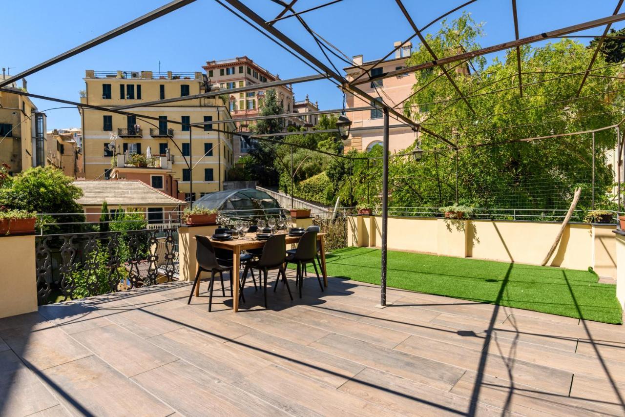 Esclusivo 130 Mq + Terrazzo Via San Vincenzo Apartment เจนัว ภายนอก รูปภาพ